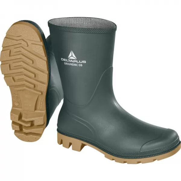 Holinky nízké GROUNDMC OB SRA vel. 45 - zelená-černá
