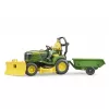 Užitkové vozy- bworld traktor John Deere s přívěsem a zahradníkem