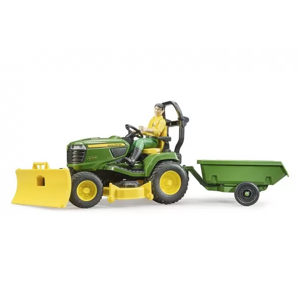Užitkové vozy- bworld traktor John Deere s přívěsem a zahradníkem