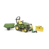 Užitkové vozy- bworld traktor John Deere s přívěsem a zahradníkem