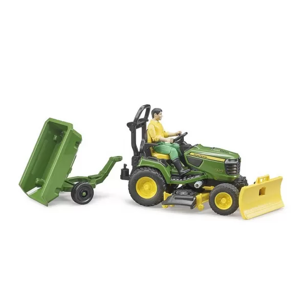 Užitkové vozy- bworld traktor John Deere s přívěsem a zahradníkem