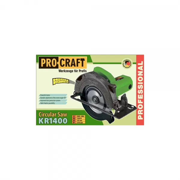 PROCRAFT Pila kotoučová 185mm KR1400