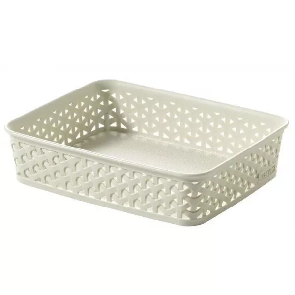 Košíček RATTAN 'Y' STYLE - A4 krémový