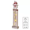 EMOS 5LED XMAS WOOD SNOWMEN 2AA T WW DCWW12