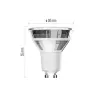 EMOS LED CLS MR16 3W(32W) 345Im GU10 sklo WW/ ZQ8E17