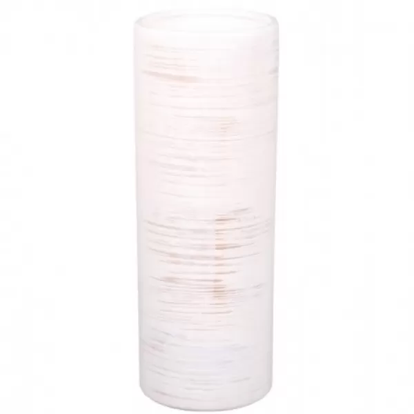 Váza H WHITE v30cm/zatír. bílý mat
