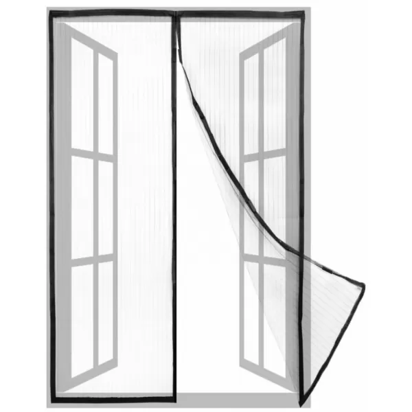 Dveřní závěs proti hmyzu magnetický 220×100cm