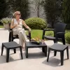 Zahradní set LAGO MAXI relax antracit