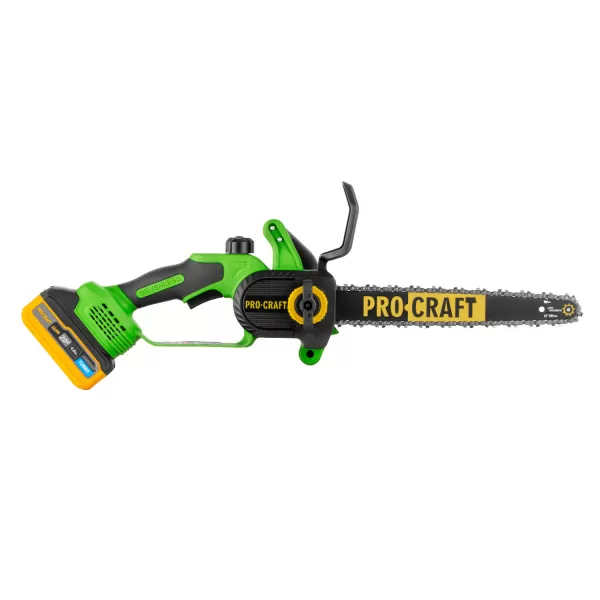 PROCRAFT Aku řetězová pila PKA33 + pracovní rukavice polyuretanové odolné proti proříznutí, L GL-CPU
