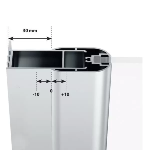 CRV2-80 dveře Transparent Lesk