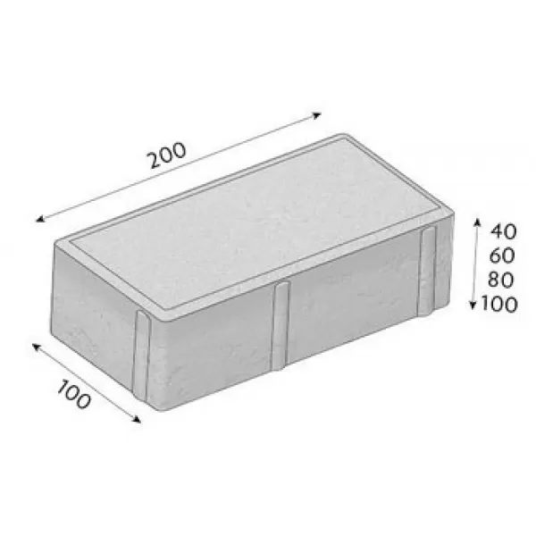CSB-CIHLA 4cm šedá standard/17,28m2 - 0,96m2