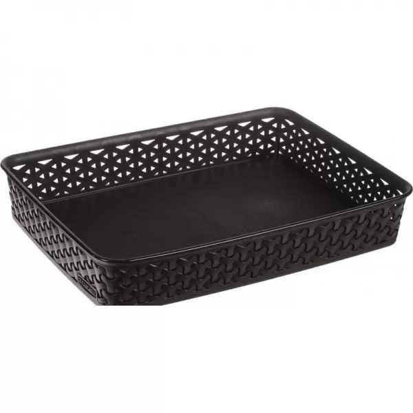 Košíček RATTAN 'Y' STYLE - A4 tm. hnědý