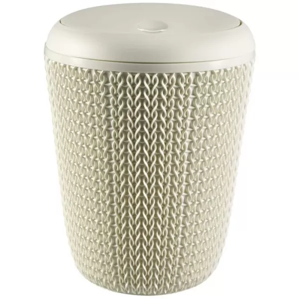 Koš koupelnový KNIT 7L bílý