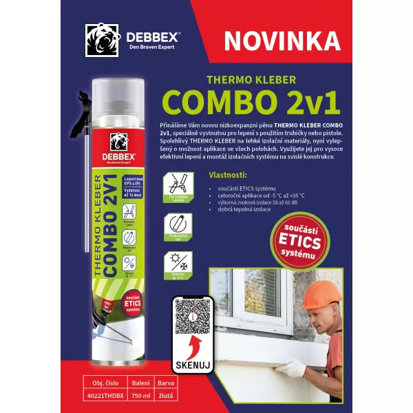 DENB Thermo Kleber COMBO 2v1 750ml DEBBEX