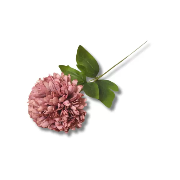 Dekorace - Chryzantéma single 49cm fialová