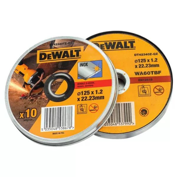 DEWALT Řezné kotouče INOX 125/1,2 DT42340TZ