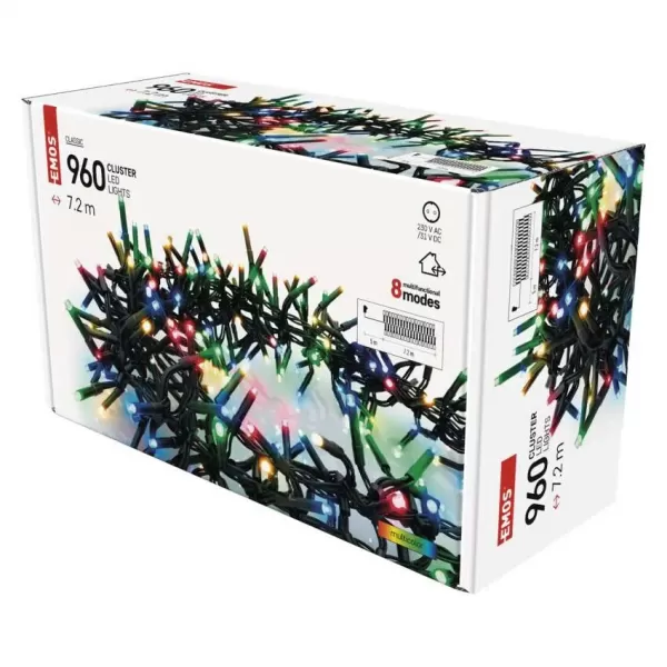 EMOS 960LED XMAS CLUSTER 57,2M MC D4BM0