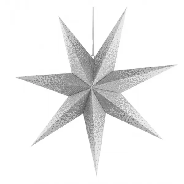 EMOS PAPER STAR SILVER 60CM E14 (DCAZ08)