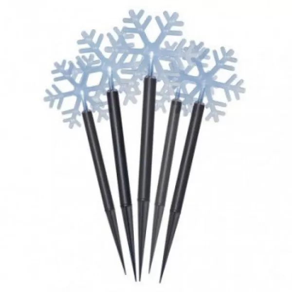 EMOS DCZC01 5LED GARDEN SNOWFLAKE 3AA CW-dekorace LED