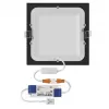 EMOS LED podhledové svítidlo NEXXO černé, 17,5x17,5 cm, 12,5 W, teplá/neutrální bílá (ZD2333)