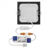 EMOS LED podhledové svítidlo NEXXO černé, 12x12 cm, 7 W, teplá/neutrální bílá (ZD2323)