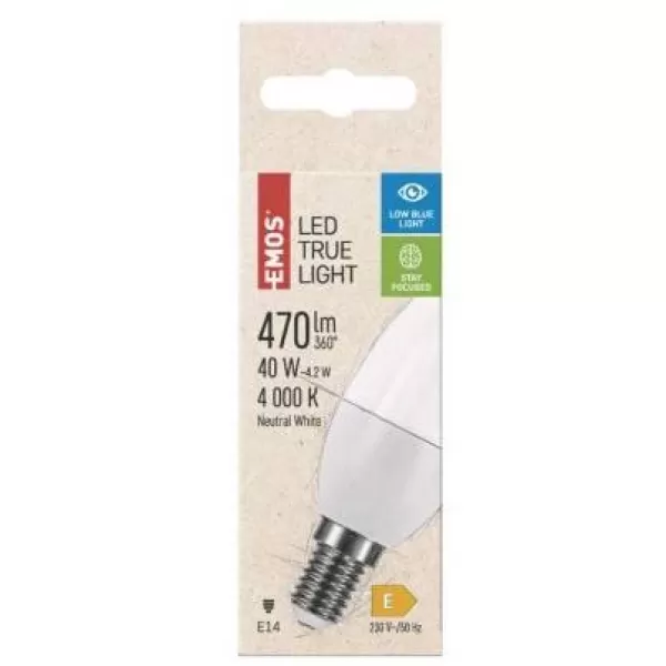 EMOS LED TRUE LIGHT CANDLE 4,2W ZQ3225