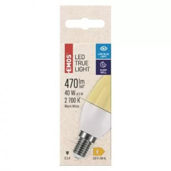EMOS LED TRUE LIGHT CANDLE 4,2W ZQ3224