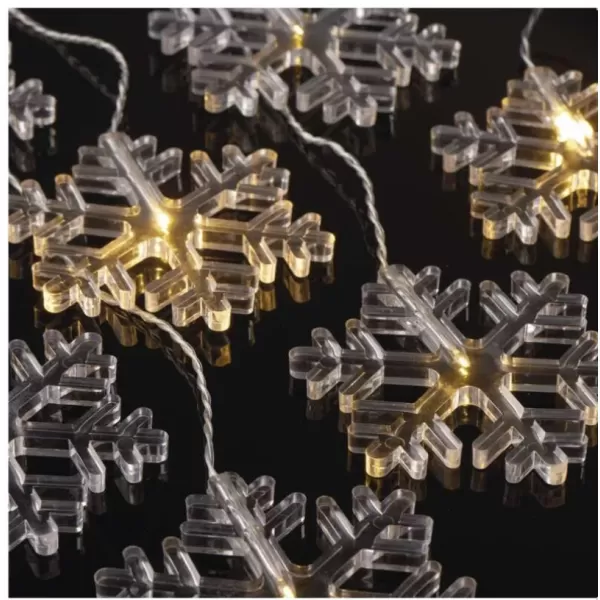EMOS 8LED ACRYLIC SNOWFLAKE WW (DCGW06)