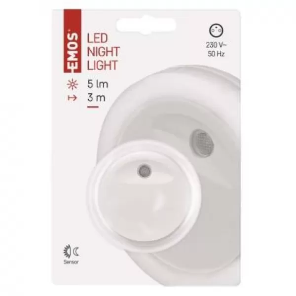 EMOS Světlo noční P3315-230V,5LM, fotosenzor