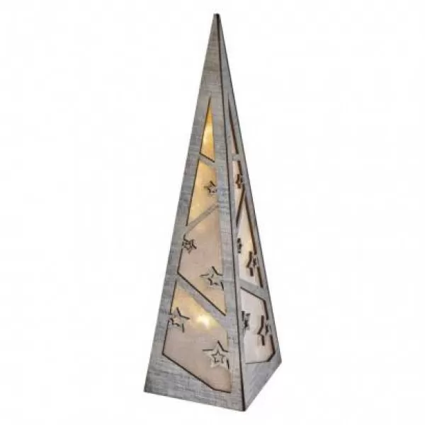 EMOS DCWW09 8LED XMAS 3D PYRAMIDE 2AA T WW-dekorace pyramida
