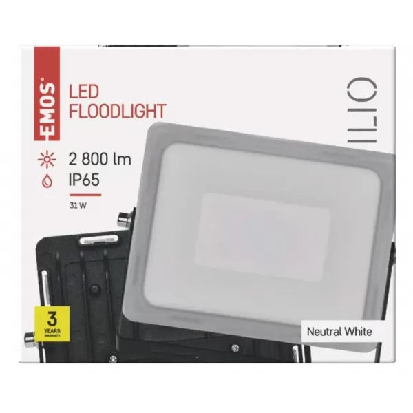 EMOS Reflektor LED ILIO 31W 2800LM IP65 /ZS2530/