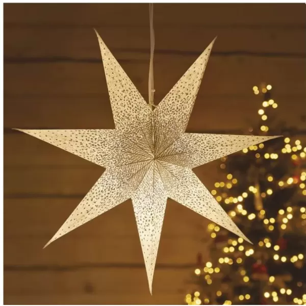 EMOS PAPER STAR SILVER 60CM E14 (DCAZ08)