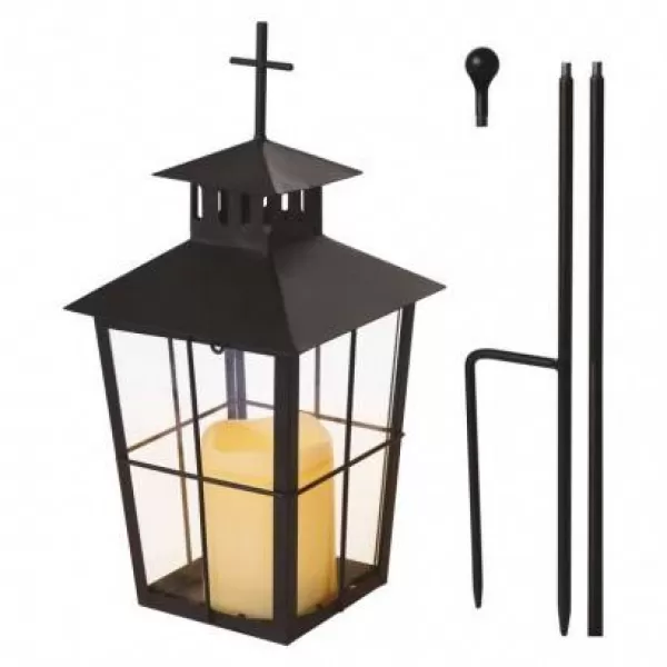 EMOS DCLW17 LED CANDLE METAL LANTERN 2XAA-dekorace lucerna