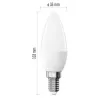 EMOS LED CLS CANDLE 4,2W 470lm ZQ3E24
