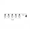 EMOS DCPW04 16LED acrylic párty bulbs IP44