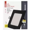 EMOS LED podhledové svítidlo NEXXO černé, 12x12 cm, 7 W, teplá/neutrální bílá (ZD2323)