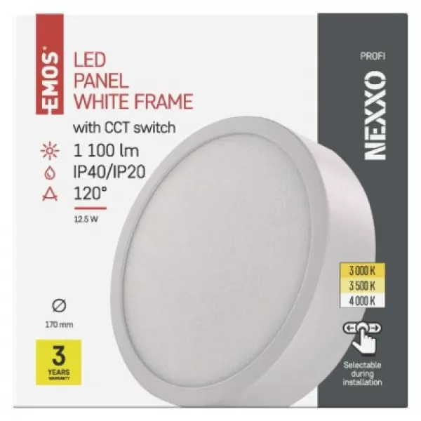 EMOS LED svítidlo NEXXO 12,5W ZM5133