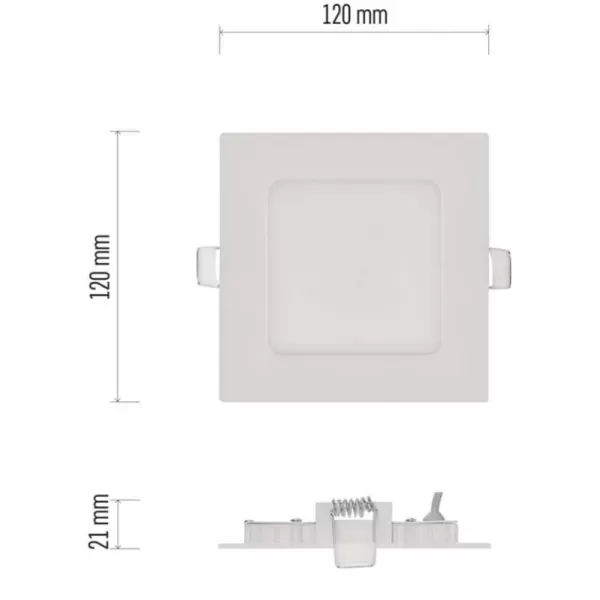 EMOS LED Svítidlo NEXXO VES.ČT 7W 450LM IP40 WWB