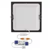 EMOS LED podhledové svítidlo NEXXO černé, 22,5x22,5 cm, 18 W, teplá/neutrální bílá (ZD2343)
