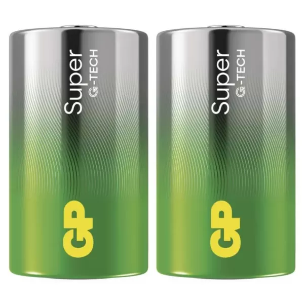 EMOS Baterie GP Super D LR20 1,5V B01412 2ks/bal