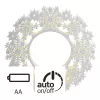 EMOS 8LED XMAS WREATH 2AA T WW /ZY1959/