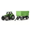 SIKU Blister - traktor DEUTZ-FAHR s přívěsem Fortuna