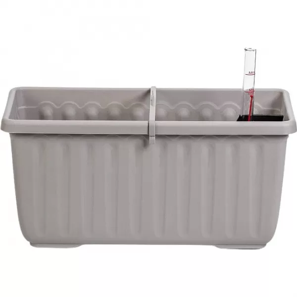 Truhlík samozavlažovací Siesta LUX - taupe 40cm
