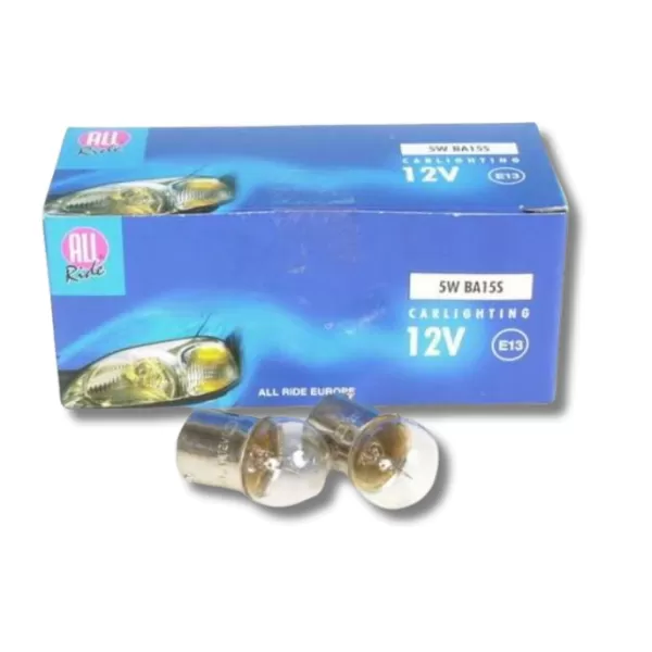 ALLRIDE Žárovka BA 15S 12V 5W