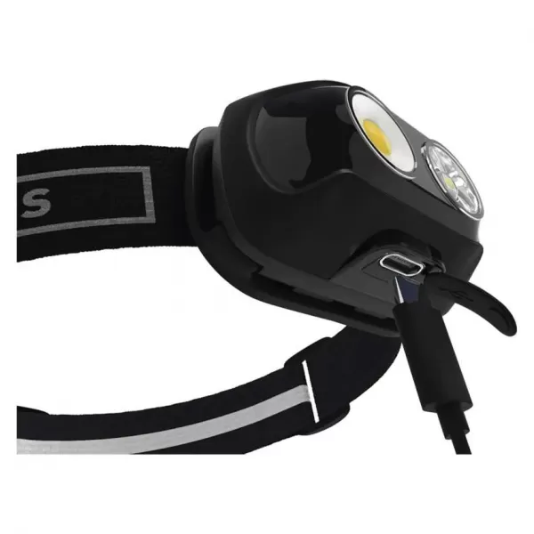 EMOS Čelovka nabíjecí COB LED + LED teplá/neutrál. bílá P3542