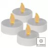 EMOS 4LED SET WH TEA FLICKER VNT DCCV16 svíčka čajová LED 4ks/bal