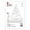 EMOS DCWW27 15LED WOOD TREE 2AA WW-dekorace stromeček