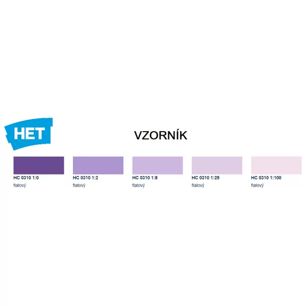 HETcolor 0310 - fialová 1 kg