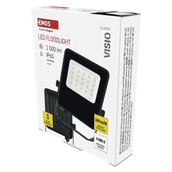 EMOS Reflektor LED VISIO 10W 1500lm IP65 NW ZS2513