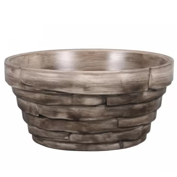 Miska BONSAI GREY d18x9h/šedá mat.
